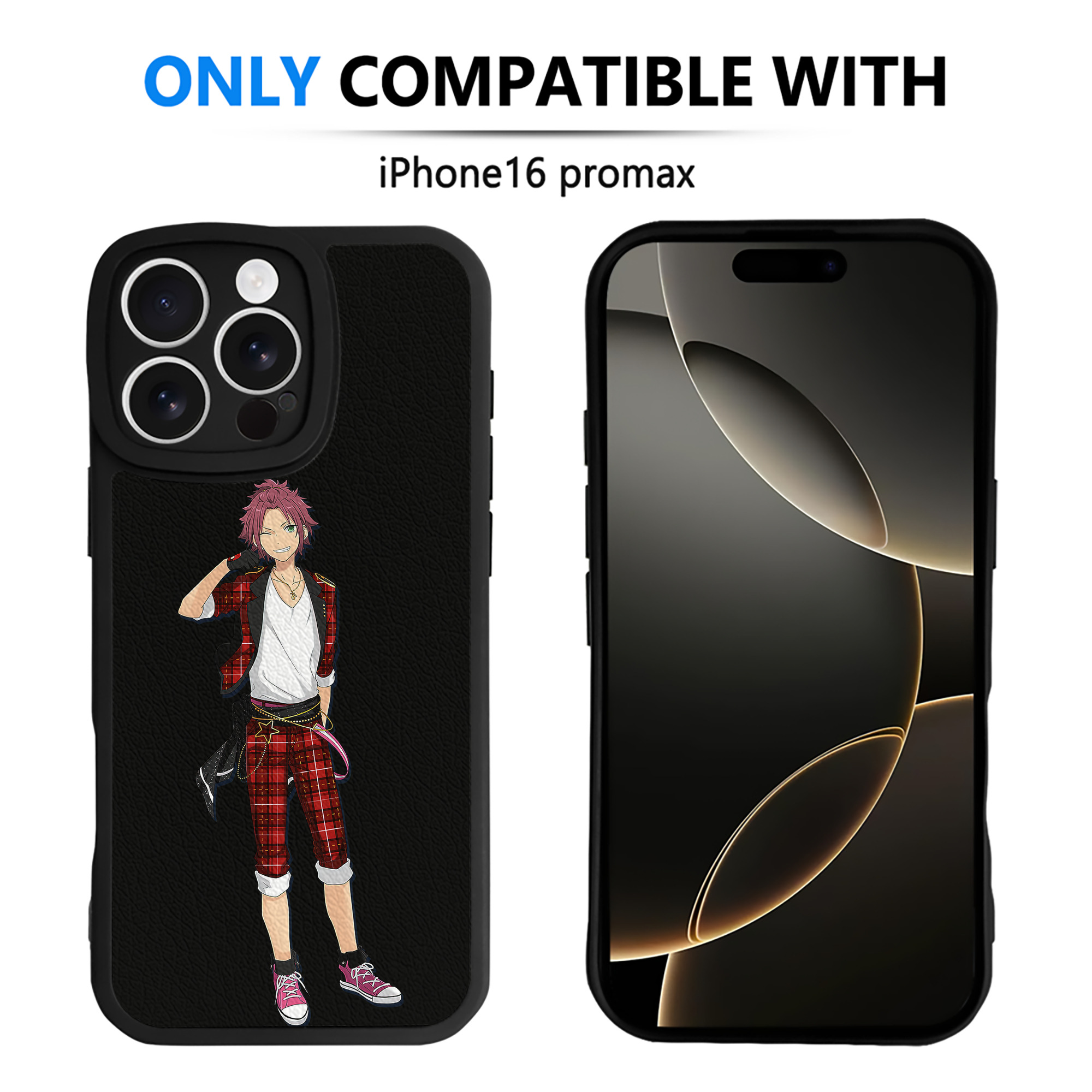 （画像用） あんさんぶるスターズ! Ensemble Stars 【iPhone 16シリーズ対応】シリコンスマホケース（レザー調） 材質：シリコン